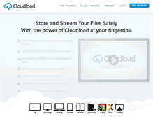 Tablet Screenshot of cloudload.com